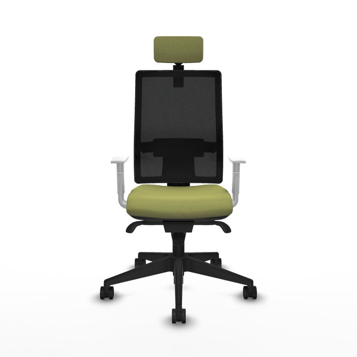 PIQUERAS Y CRESPO Silla de oficina Horna con mecanismo Sincro, Verde oliva y Negro PIQUERAS Y CRESPO Silla de oficina Horna con mecanismo Sincro, Verde oliva y Negro