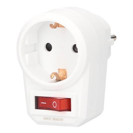 GSC Evolution Ladrón simple con interruptor Blanco