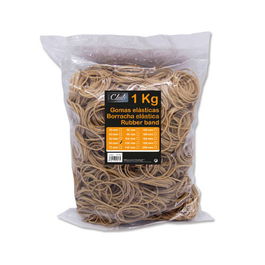 Office Club 300827 Bolsa 1 kg Gomas Elásticas Nº 60 de 6 cm Largo