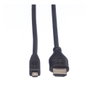ROLINE Cable HDMI High Speed con Ethernet 11.04.5581, 2m, Negro
