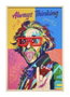 DKD Home Decor Cuadro LED Lienzo Einstein Pintado a Mano 63x3x93 cm
