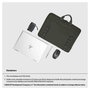HP Maletín para Portátil 15.6" Gris y Verde