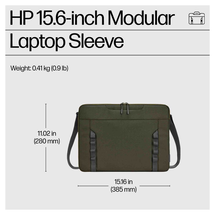 HP Maletín para Portátil 15.6" Gris y Verde