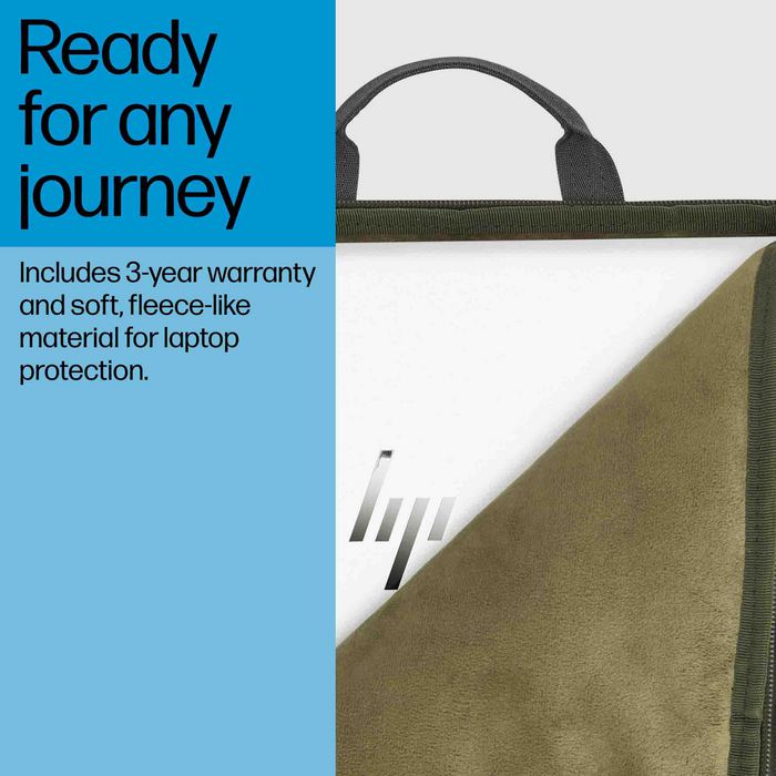 HP Modular Laptop Sleeve 15,6 pulgadas Verde, Gris