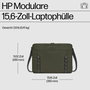 HP Modular Laptop Sleeve 15,6 pulgadas Verde, Gris