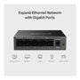 Mercusys MS105GS Switch Gigabit de 5 puertos Negro