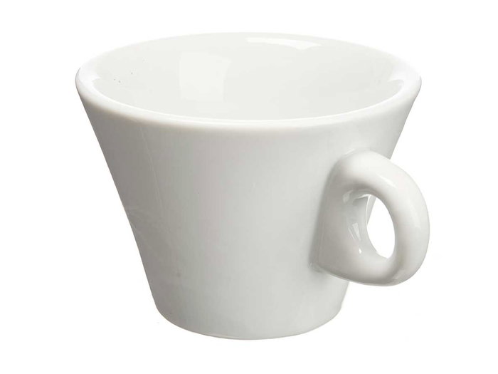 Vessia Taza Porcelana Alta 200 ml Blanca 11 x 7.5 x 9 cm (Set de 48)