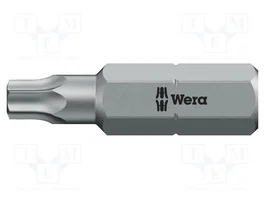 WERA Punta de destornillador Torx® PLUS 4IP 1/4 de 25 mm