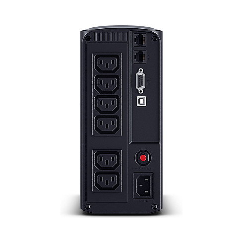 CyberPower Systems SAI/UPS VP700EILCD Torre, Línea Interactiva, 0.7 kVA/390W, Salida Senoidal, 6 Tomas C13, LCD, Protección Ethernet/Modem