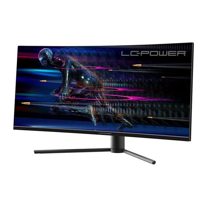 LC-Power Monitor LC-M34-UWQHD-165-C 86.4cm (34") UltraWide Quad HD 165Hz VA 4ms Negro Rojo