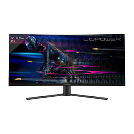 LC-Power Monitor LC-M34-UWQHD-165-C 86.4cm (34") UltraWide Quad HD 165Hz VA 4ms Negro Rojo
