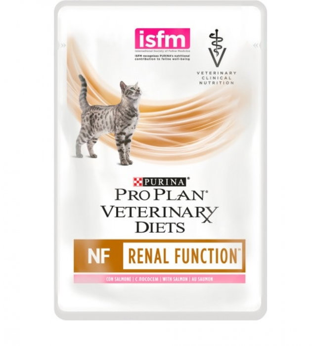 Purina Pro Plan Veterinary Feline NF Renal Function Salmón 10x85g Purina Pro Plan Veterinary Feline NF Renal Function Salmón 10x85g