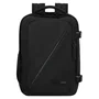 American Tourister Take2cabin S - Mochila de Cabina 24.2L con Portabotellas, Smart Sleeve y Organización, Hecha con Material Recyclex Reciclado, Negra