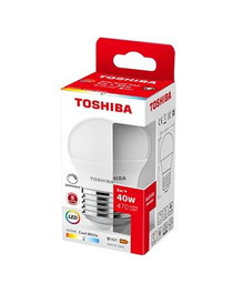 TOSHIBA Bombilla LED G45 E27 5W 6500K DIMABLE, Luz Blanca Fría