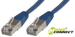 MicroConnect Cable de Red CAT6 F/UTP 15m, Azul