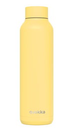 QUOKKA Botella Termo Acero Inoxidable 630ml Light Yellow - Termo para Agua Caliente y Fria