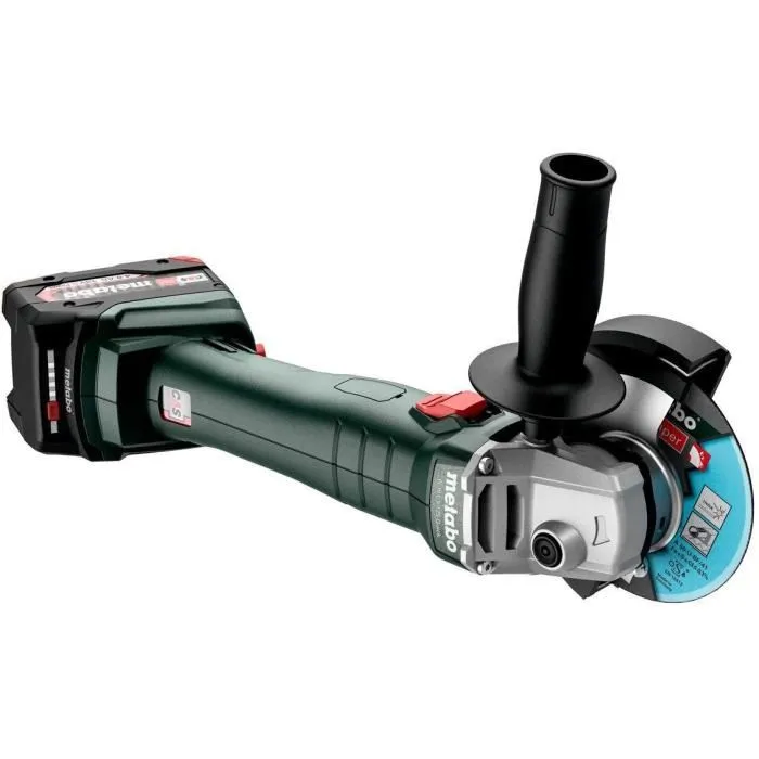 Metabo Amoladora angular a batería W 18 L 9-125, 18 V, MetaBOX 165 L Metabo Amoladora angular a batería W 18 L 9-125, 18 V, MetaBOX 165 L