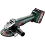 Metabo Amoladora angular a batería W 18 L 9-125, 18 V, MetaBOX 165 L