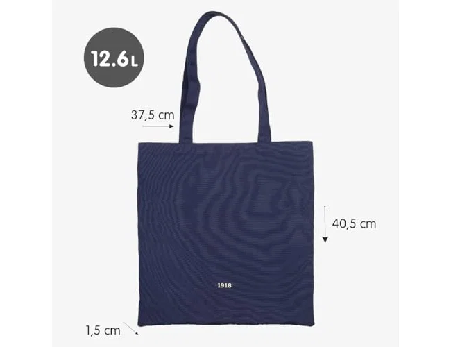 Milan Bolsa Tote Bag Serie 1918 Azul Marino