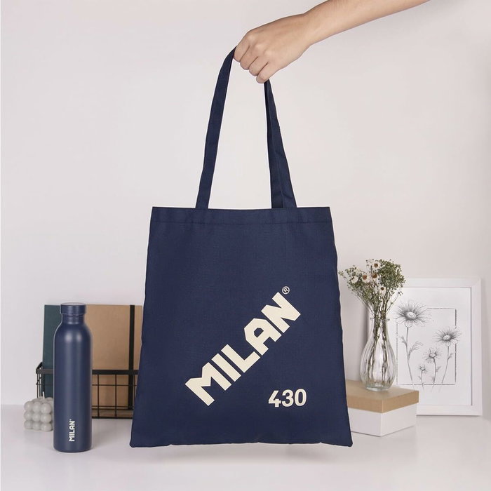 Milan Bolsa Tote Bag Serie 1918 Azul Marino Milan Bolsa Tote Bag Serie 1918 Azul Marino