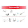 EQUIP Cable de parche Cat6a S/FTP 2xRJ45 10.00m blanco