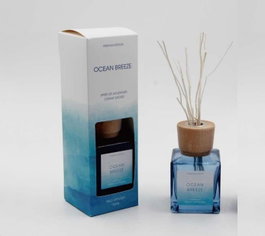 DKD Home Decor Ambientador Mikado Cristal Mediterráneo 100ml Azul