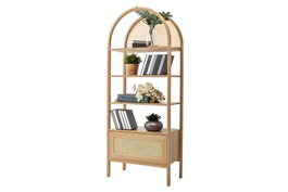 Hanah Home Nala 75 - Estantería Natural 75 cm x 182.5 cm x 40 cm
