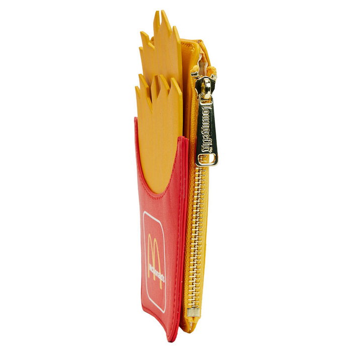 Loungefly Tarjetero Patatas Fritas McDonald's de Piel Vegana 7.5x12.5cm
