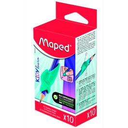 Maped Kidy Learn Guía de Dedos para Escritura Infantil, Verde, Caja de 10 Unidades