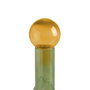 Ixia Figura Botella Verde-Amarillo de Cristal