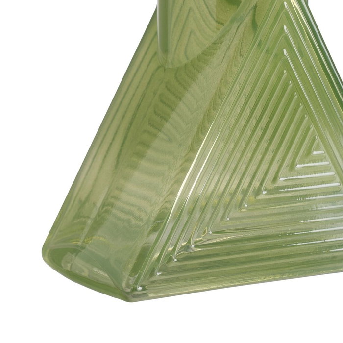 Ixia Figura Botella Verde-Amarillo de Cristal Ixia Figura Botella Verde-Amarillo de Cristal