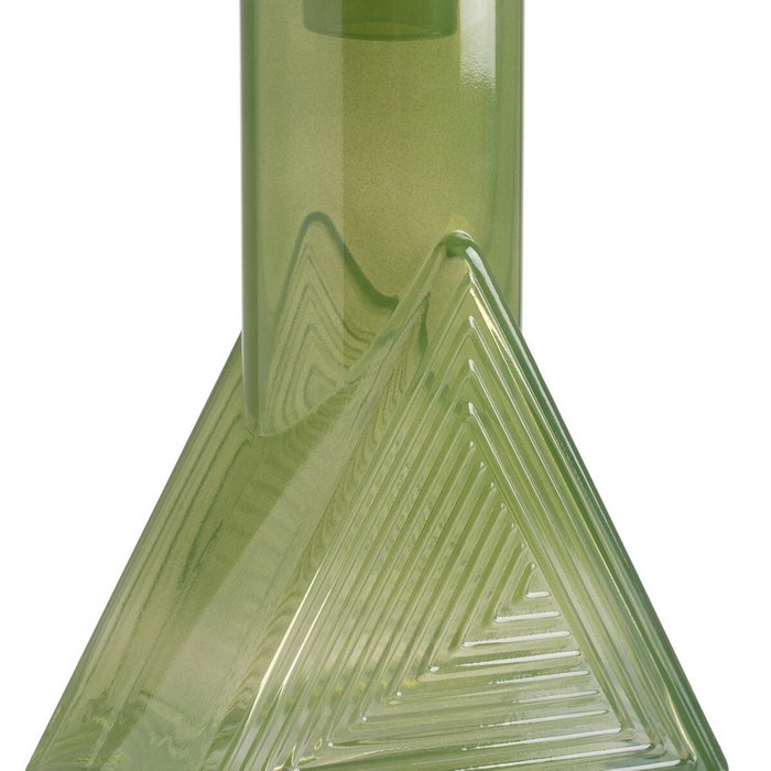 Ixia Figura Botella Verde-Amarillo de Cristal Ixia Figura Botella Verde-Amarillo de Cristal