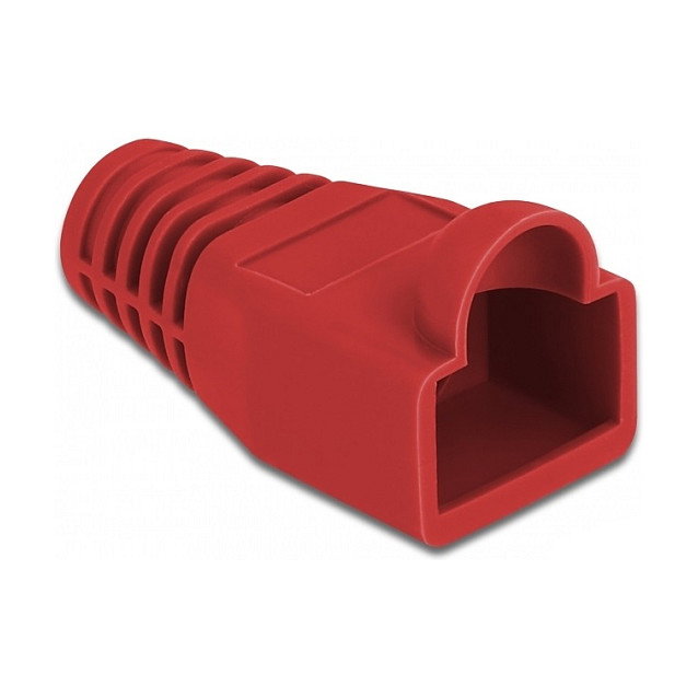 DeLOCK Alivio de tensión para conector RJ45, rojo, 20 piezas DeLOCK Alivio de tensión para conector RJ45, rojo, 20 piezas