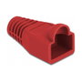 DeLOCK Alivio de tensión para conector RJ45, rojo, 20 piezas
