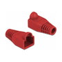 DeLOCK Alivio de tensión para conector RJ45, rojo, 20 piezas