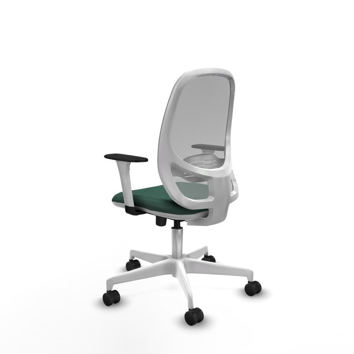 PIQUERAS Y CRESPO Silla de oficina Cilanco con mecanismo Sincro/Traslack Verde botella y Gris PIQUERAS Y CRESPO Silla de oficina Cilanco con mecanismo Sincro/Traslack Verde botella y Gris