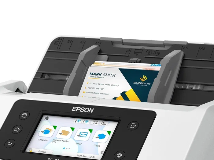 Epson WorkForce DS-800WN Escáner de documentos A4/Legal Blanco