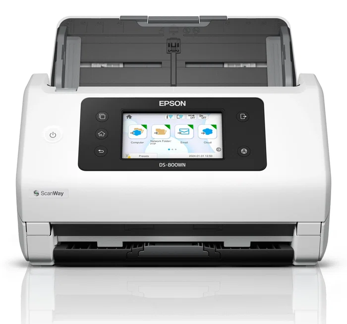 Epson WorkForce DS-800WN Escáner de documentos A4/Legal Blanco