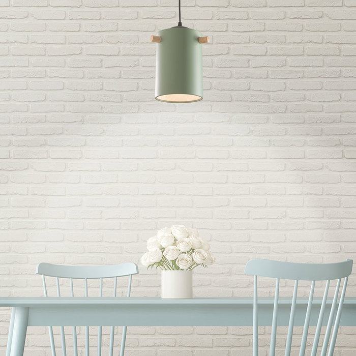 Lámpara Colgante Dahlia Metal y Madera SKD-P1011-OG - Decoración Moderna