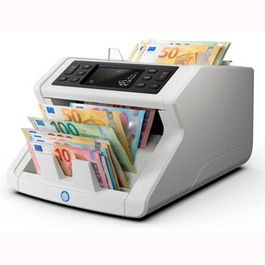 Safescan Contadora de Valor de Billetes 2265 Euro Libra Dólar Múltiples Divisas UV MG Tam Tinta Detector Falsificaciones 1200 Billetes/Minuto