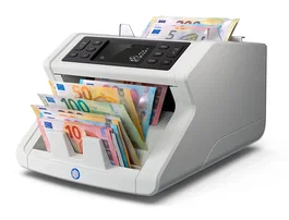 Safescan Contadora de Valor de Billetes 2265 Euro Libra Dólar Múltiples Divisas UV MG Tam Tinta Detector Falsificaciones 1200 Billetes/Minuto