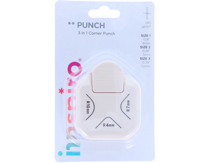 Innspiro Troqueladora de esquinas 3 in 1 Corner Punch