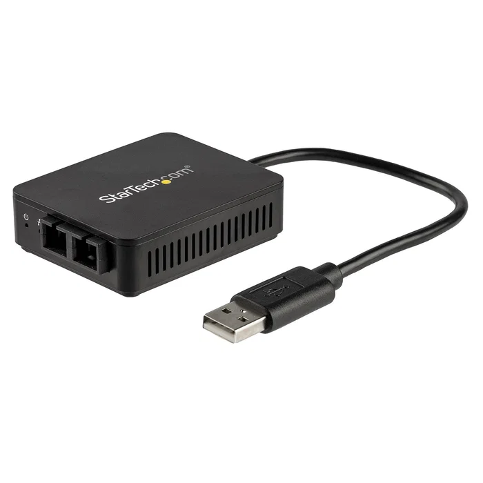 StarTech.com Adaptador Conversor USB 2.0 a Fibra Óptica SC Hembra Dúplex Multimodo StarTech.com Adaptador Conversor USB 2.0 a Fibra Óptica SC Hembra Dúplex Multimodo