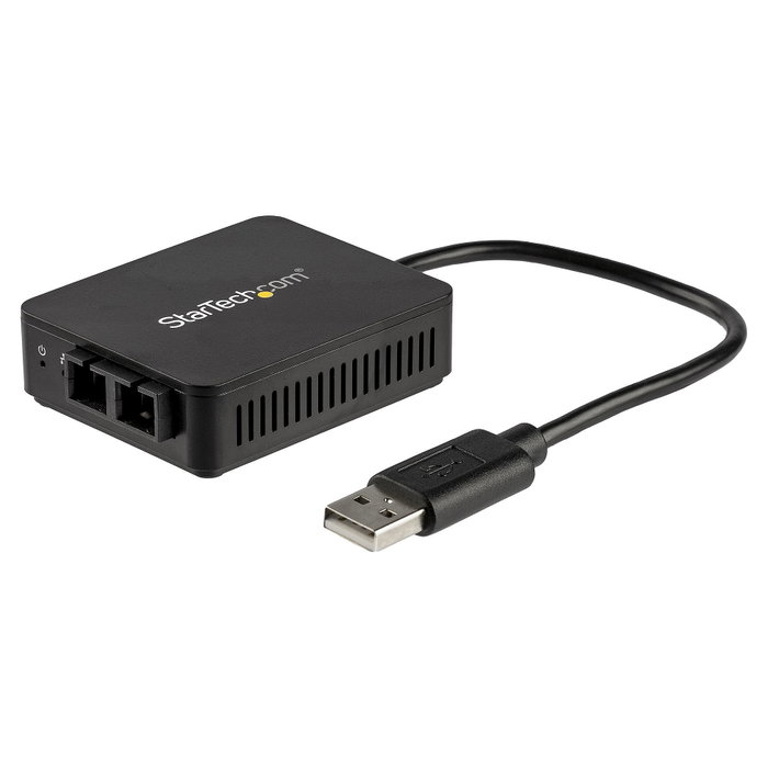 StarTech.com Adaptador USB 2.0 a Fibra Óptica 100Base-FX SC Multimodo - 100 Mbps, 2 Km, Negro, Plug and Play para Windows, Mac, Linux StarTech.com Adaptador USB 2.0 a Fibra Óptica 100Base-FX SC Multimodo - 100 Mbps, 2 Km, Negro, Plug and Play para Windows, Mac, Linux
