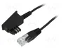 GOOBAY Cable telefónico con conector RJ45 y TAE F, 20m