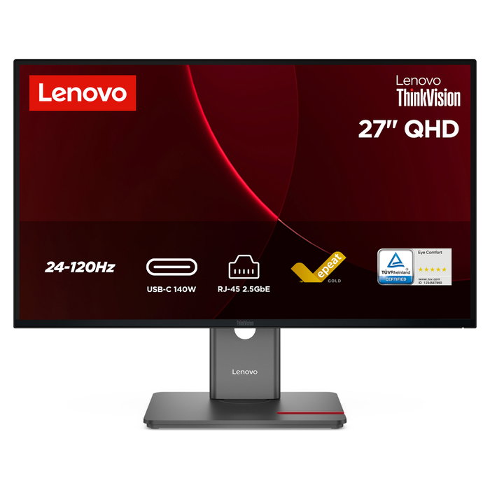 Lenovo ThinkVision P27QD-40 27" QHD IPS 120Hz Black Lenovo ThinkVision P27QD-40 27" QHD IPS 120Hz Black