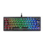 Mars Gaming MKMINIPRO Teclado Mecánico Compacto 60% RGB Switches Marrón SKN Negro