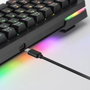 Mars Gaming MKMINIPRO Teclado Mecánico Compacto 60% RGB Switches Marrón SKN Negro