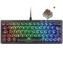 Mars Gaming MKMINIPRO Teclado Mecánico Compacto 60% RGB Switches Marrón SKN Negro