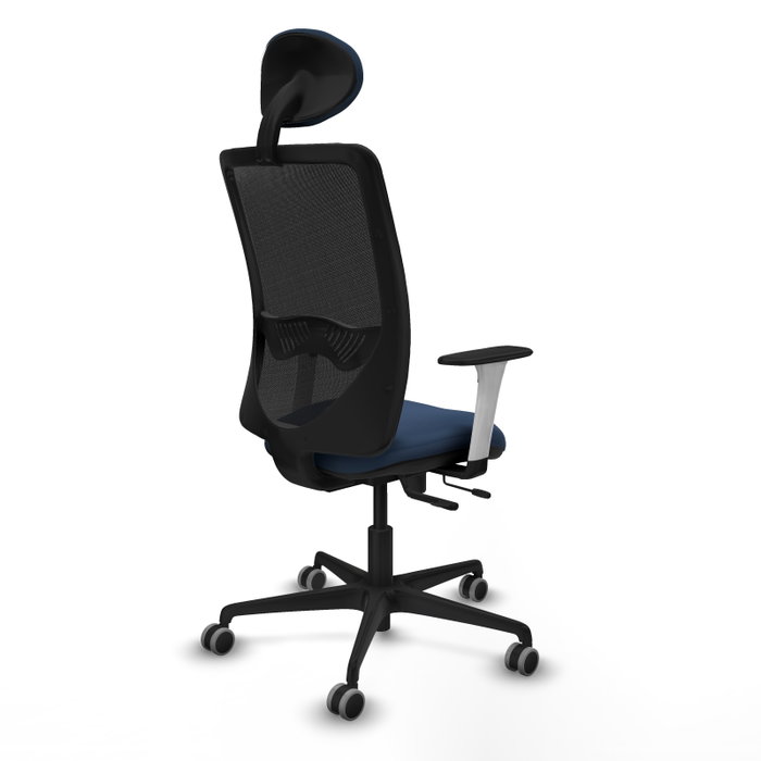 PIQUERAS Y CRESPO Silla de oficina Zulema con mecanismo Sincro/Traslack Azul marino y Negro PIQUERAS Y CRESPO Silla de oficina Zulema con mecanismo Sincro/Traslack Azul marino y Negro